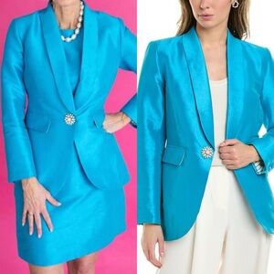 NEW FLORA BEA NYC charlene blazer in sky
Size S Small GORGEOUS